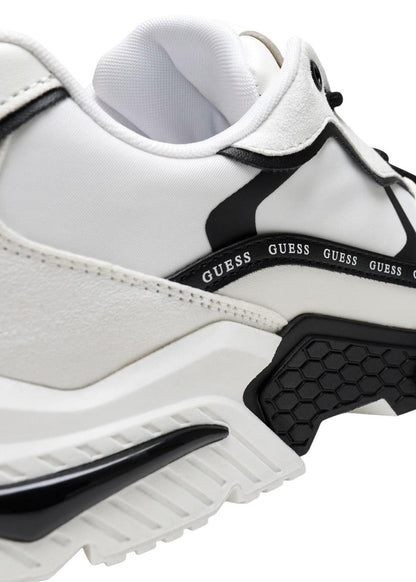 Sneakers Donna Guess Carrli6 Nere Fantasia Geometrica