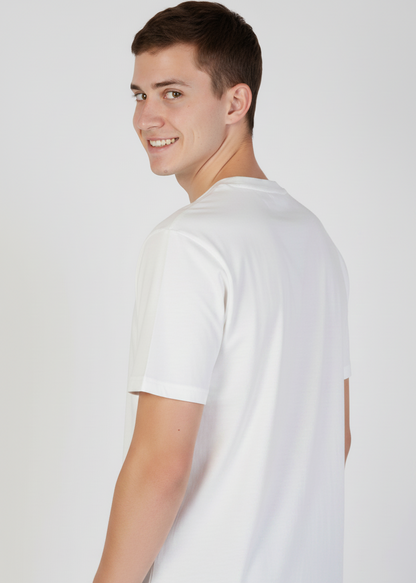 T-Shirt Uomo Replay Bianca in Cotone
