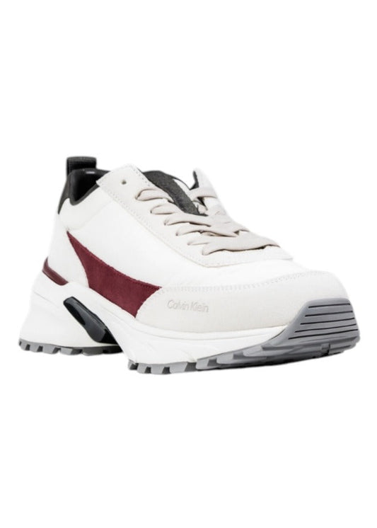 Sneakers Donna Calvin Klein Bianche in Camoscio