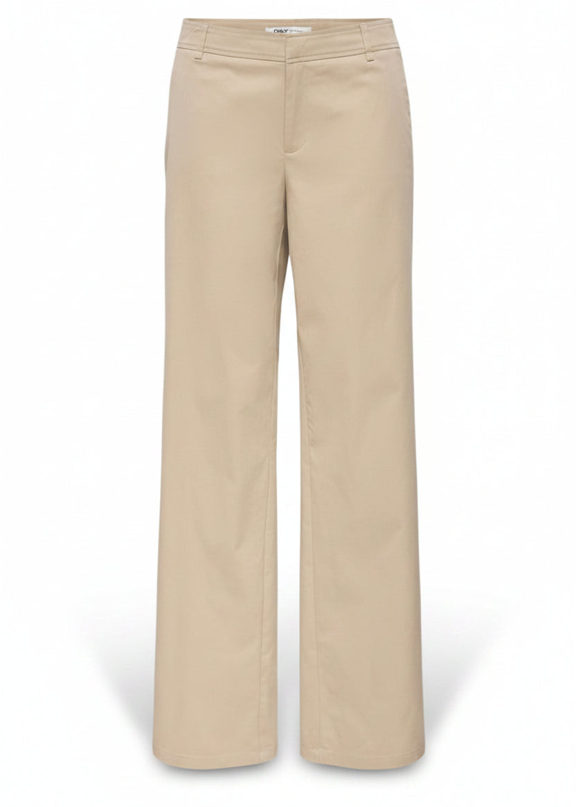 Pantaloni Donna Only con Zip e Tasche
