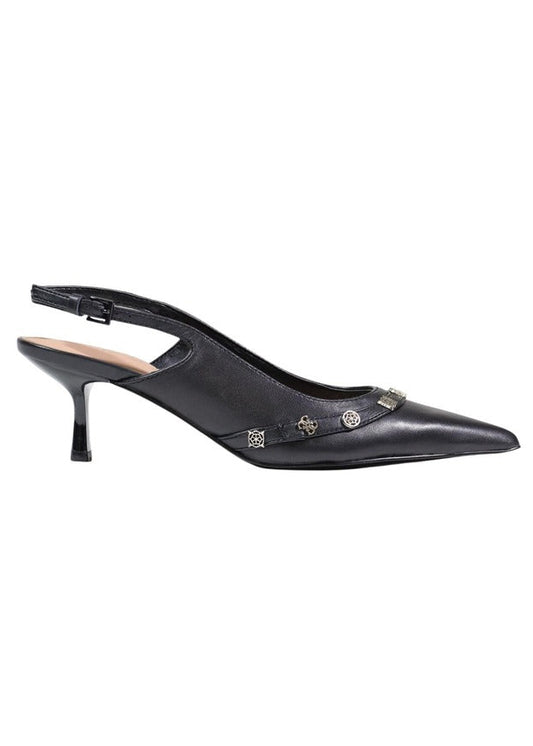 Sandali Donna Guess Neri a Punta con Cinturino