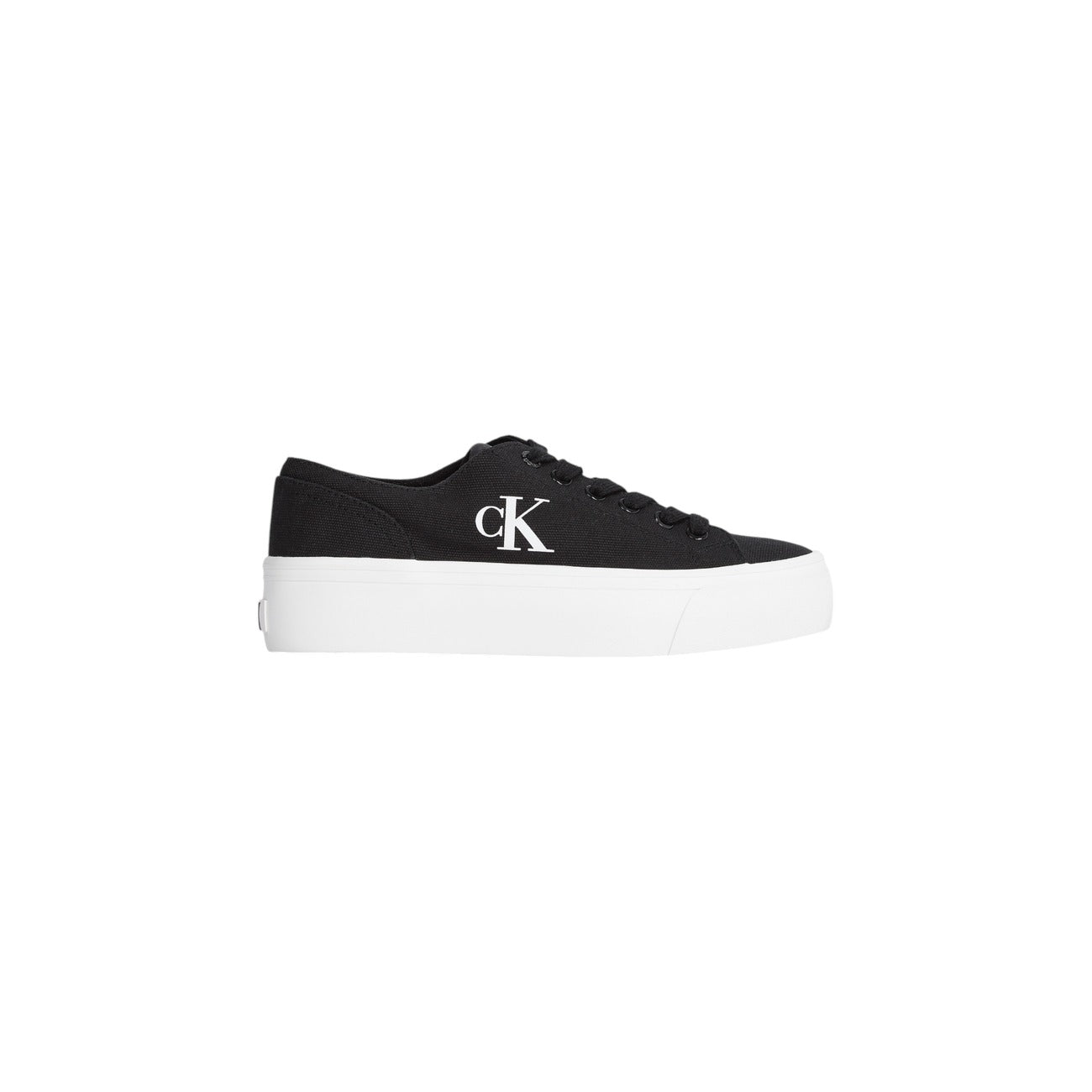 Sneakers Donna Calvin Klein Rosa in Cotone Organico con Plateau