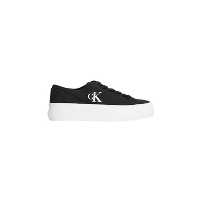 Sneakers Donna Calvin Klein Rosa in Cotone Organico con Plateau