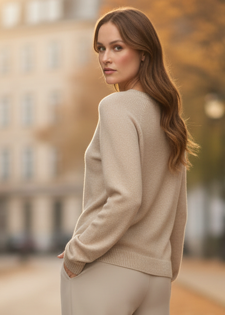 Maglia Donna Vero Moda Beige