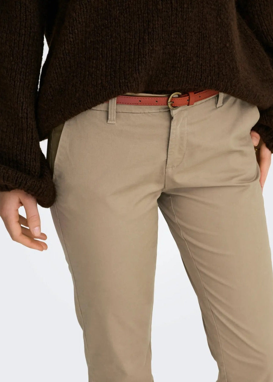 Pantaloni Donna Only Marrone