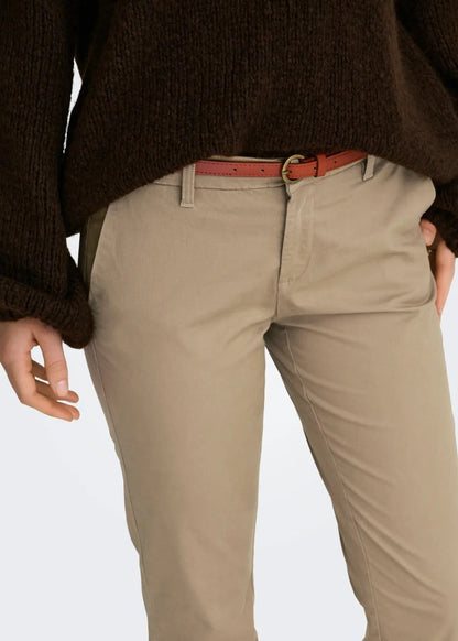 Pantaloni Donna Only Marrone