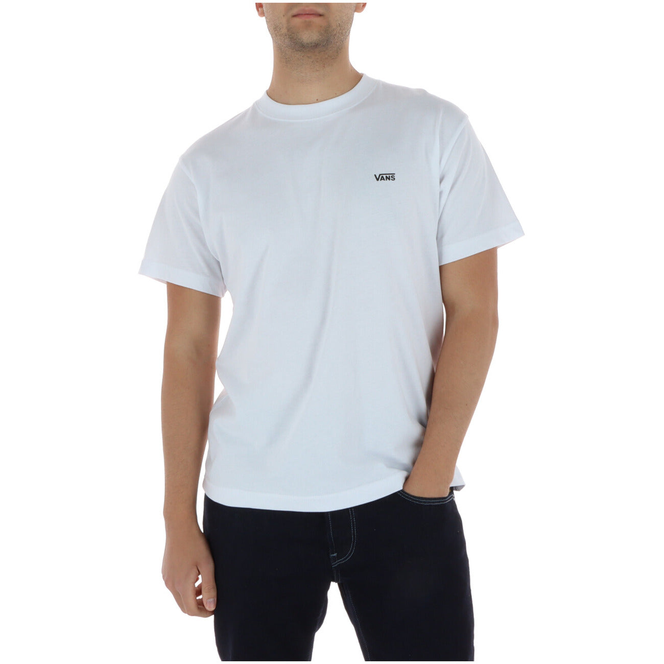 T-Shirt Uomo Vans Bianca in Cotone