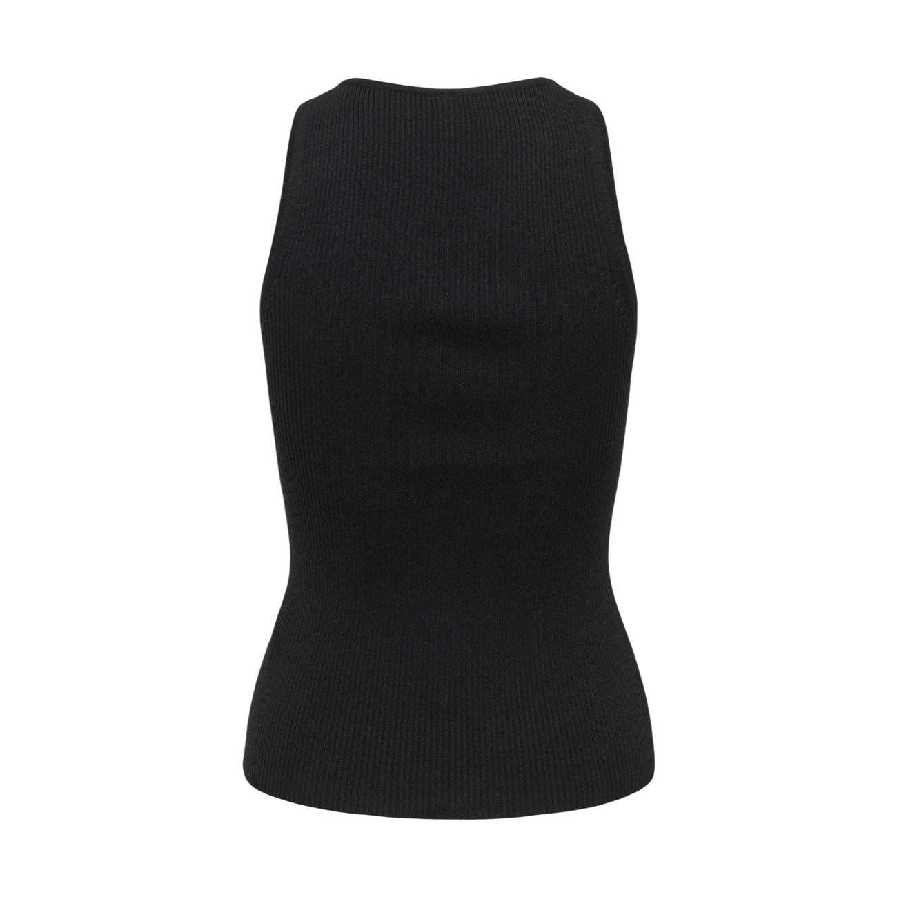 Top Donna Only Nero Smanicato in Viscosa