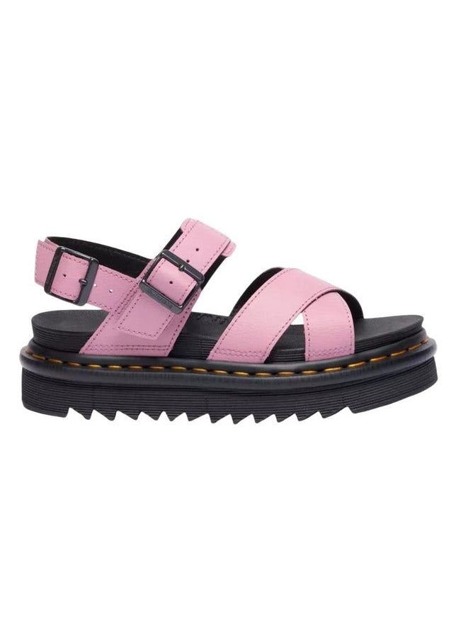 Sandali Donna Dr. Martens Voss II Rosa Pelle