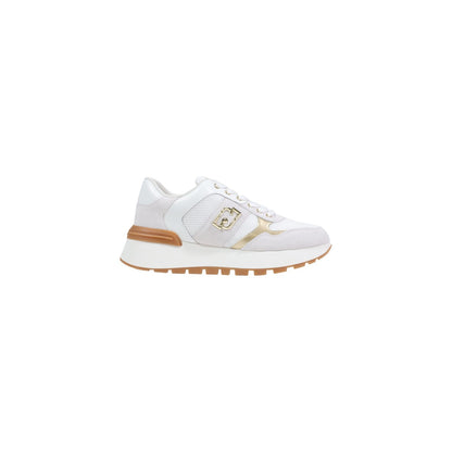 Liu Jo Damen Sneaker Weiß aus Veloursleder und Kunstleder