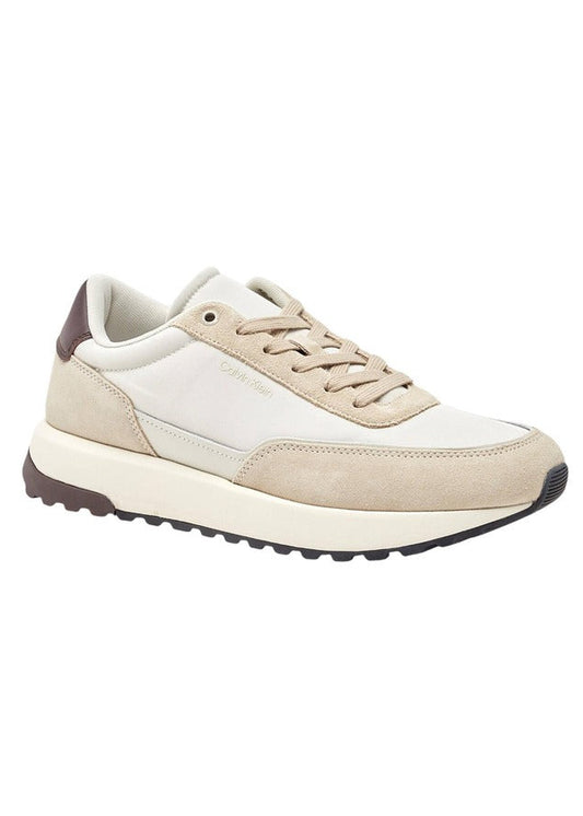 Sneakers Uomo Calvin Klein Marroni in Pelle