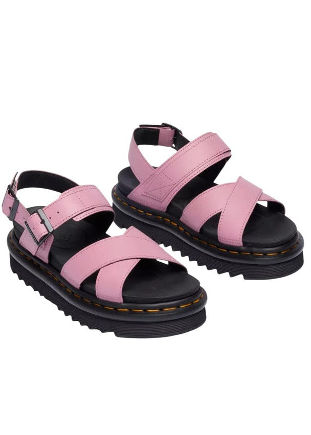 Sandali Donna Dr. Martens Voss II Rosa Pelle