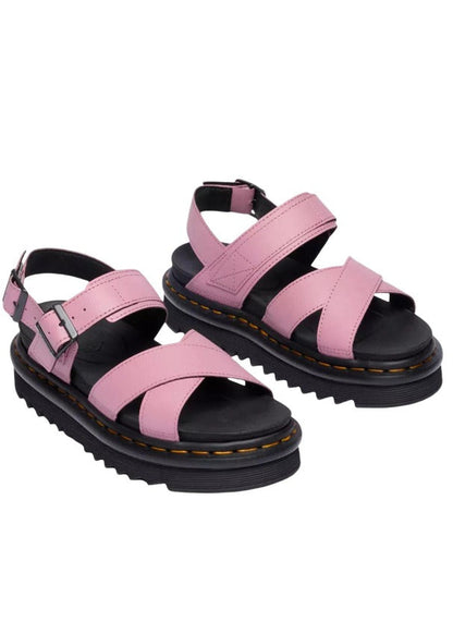 Sandali Donna Dr. Martens Voss II Rosa Pelle