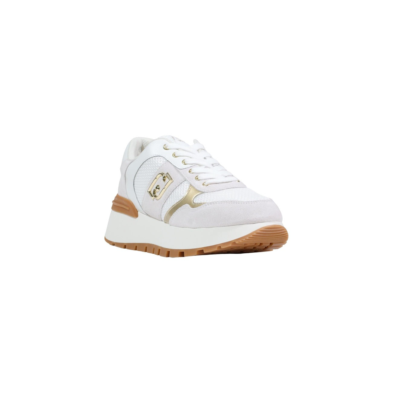 Liu Jo Damen Sneaker Weiß aus Veloursleder und Kunstleder