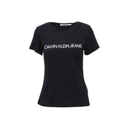 Calvin Klein Jeans Damen-T-Shirt Weiß mit Print