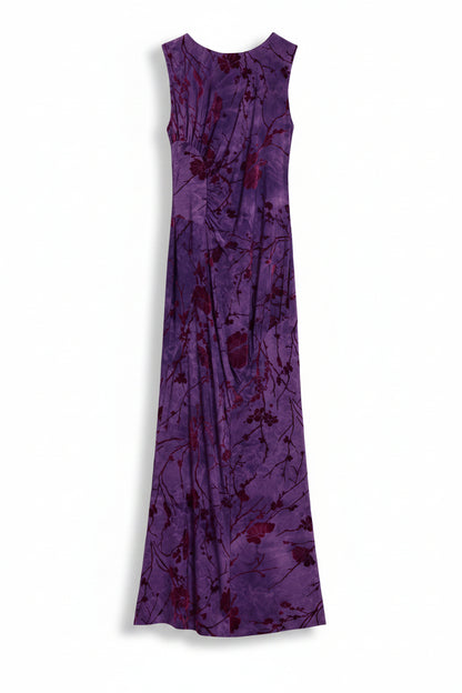 Abito Donna Desigual Floreale Smanicato Viola