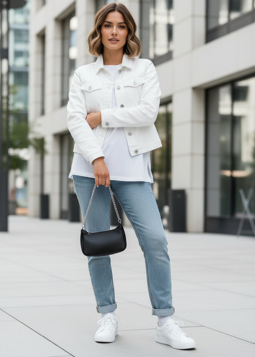 Sneakers Donna Tommy Hilfiger Bianche in Pelle