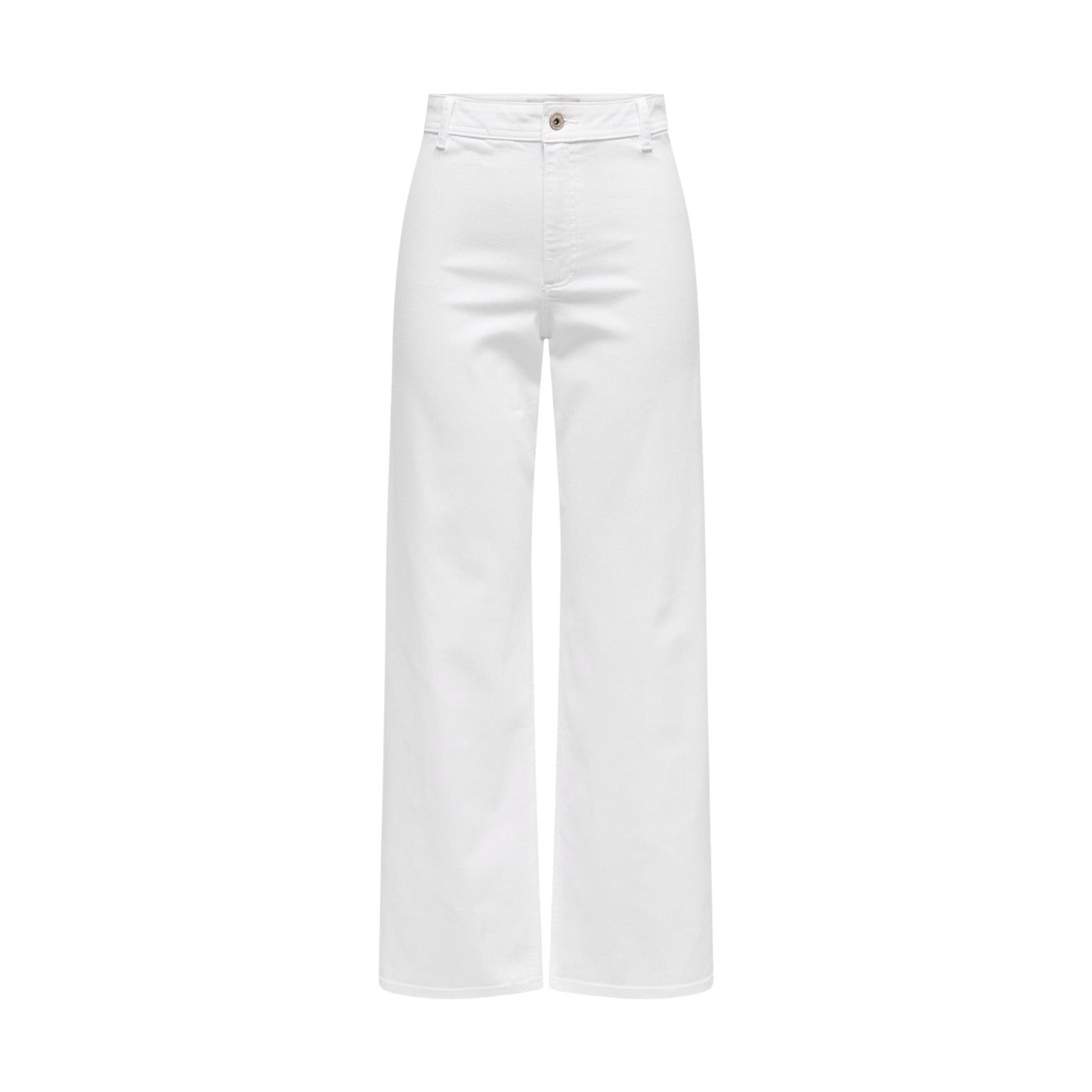 Pantaloni Donna Jacqueline De Yong Bianchi in Cotone