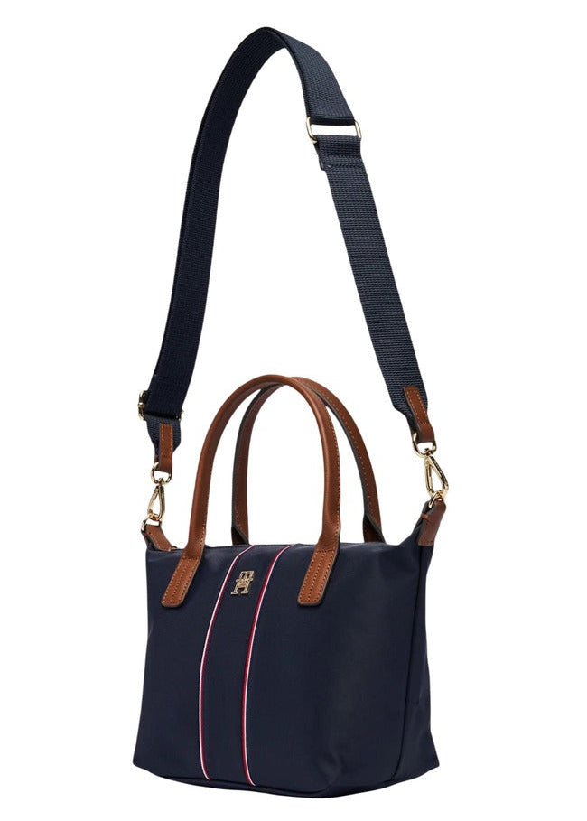 Borsa Donna Tommy Hilfiger Blu Mini Tote con Tracolla