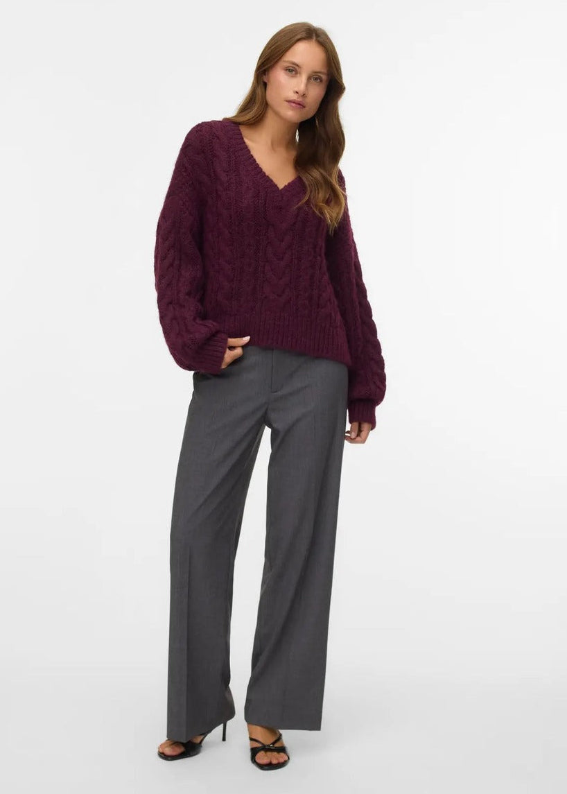 Pantaloni Donna Vero Moda Grigio