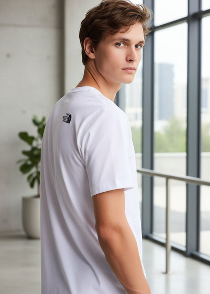 T-Shirt Uomo The North Face Bianca in Cotone