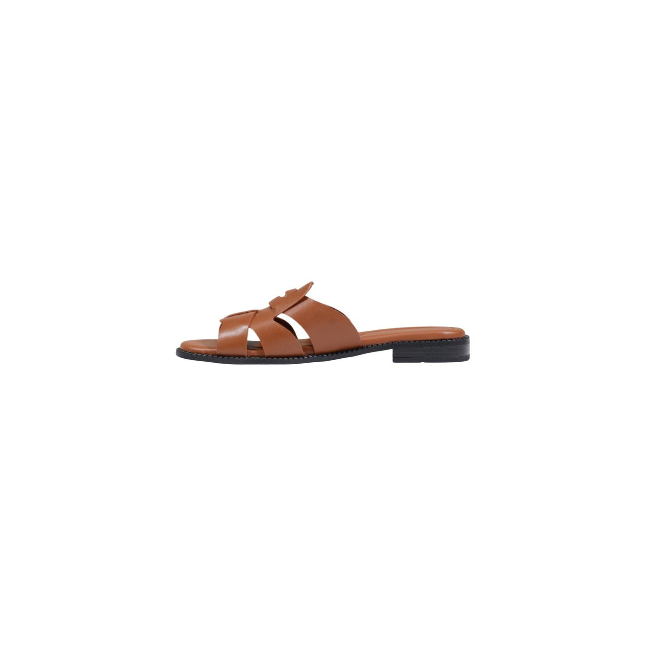 Ciabatte Donna Tommy Hilfiger in Pelle Marrone