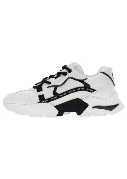 Sneakers Donna Guess Carrli6 Nere Fantasia Geometrica