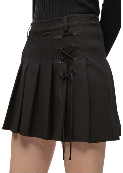 Gonna Donna Karl Lagerfeld Jeans Nera con Cerniera