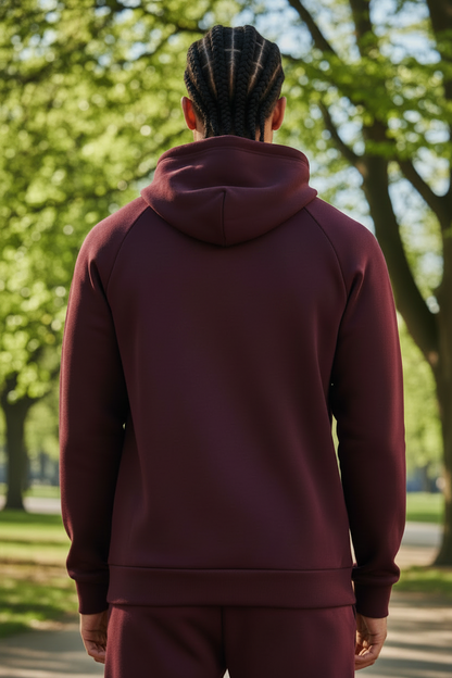 Felpa Uomo Under Armour Bordeaux con Cappuccio