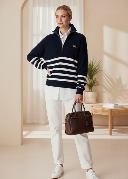 Maglia Donna Tommy Hilfiger Jeans a Righe
