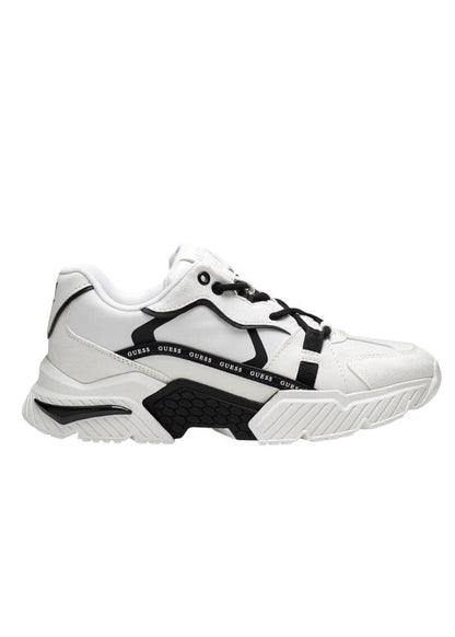 Sneakers Donna Guess Carrli6 Nere Fantasia Geometrica