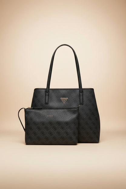 Borsa Donna Guess Grigia con Pochette
