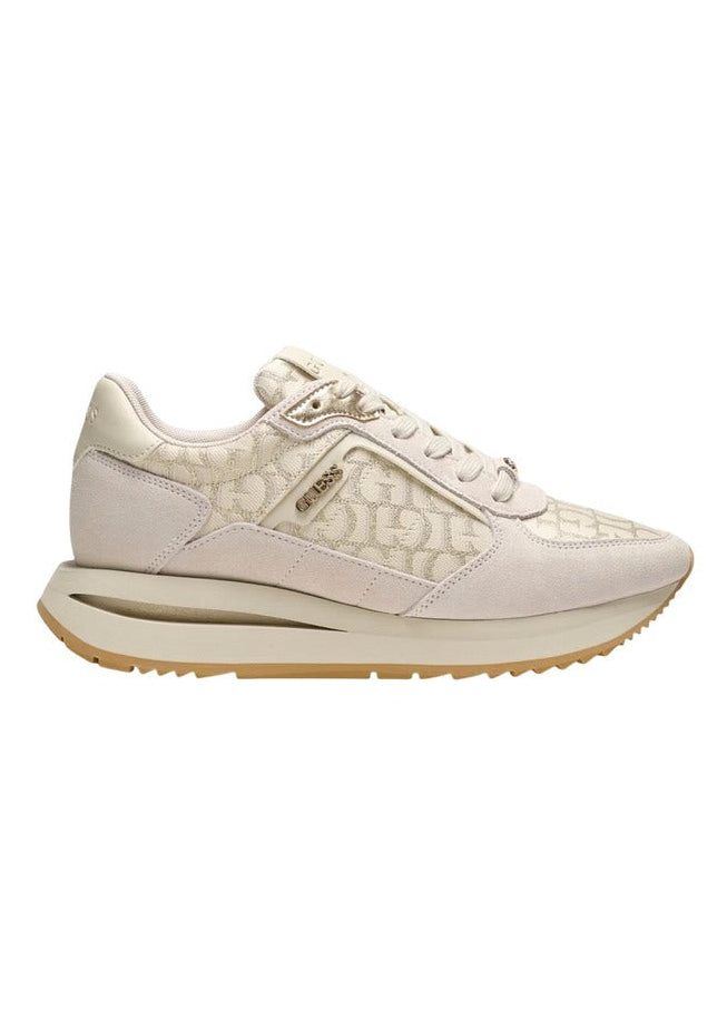 Sneakers Donna Guess Energy5 Beige con Plateau