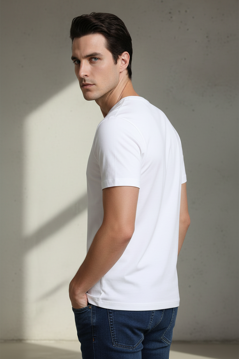 T-Shirt Uomo Calvin Klein Jeans Bianca Stampa