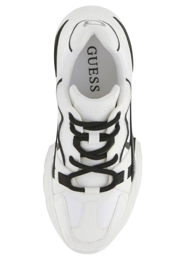 Sneakers Donna Guess Carrli6 Nere Fantasia Geometrica