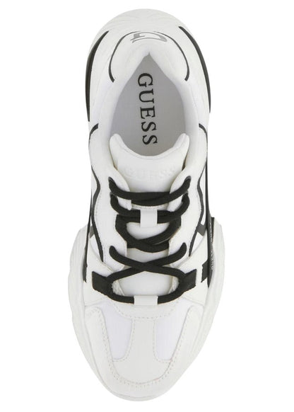 Sneakers Donna Guess Carrli6 Nere Fantasia Geometrica