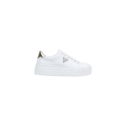 Sneakers Donna Guess Bianche Basse in Poliuretano