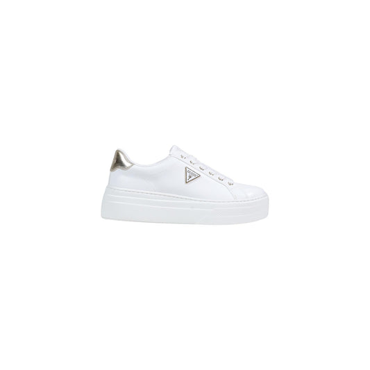 Sneakers Donna Guess Bianche Basse in Poliuretano