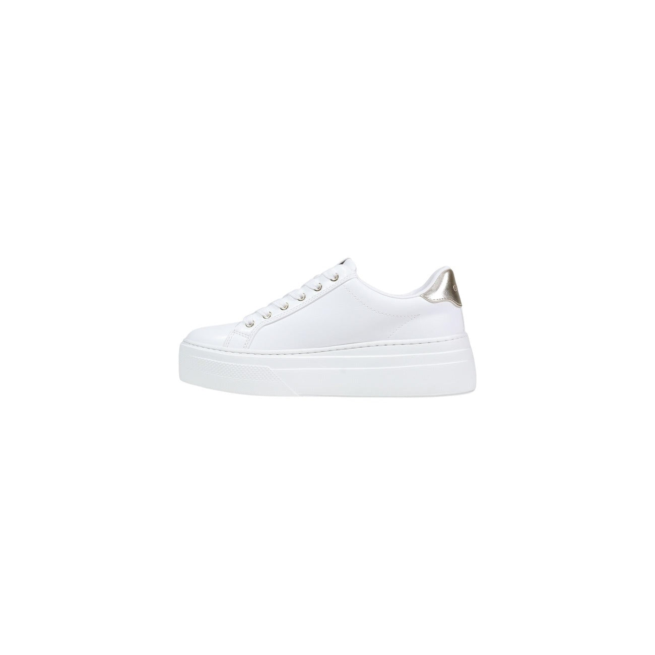 Sneakers Donna Guess Bianche Basse in Poliuretano