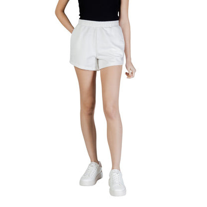 Shorts Donna Guess Active Bianchi con Lacci
