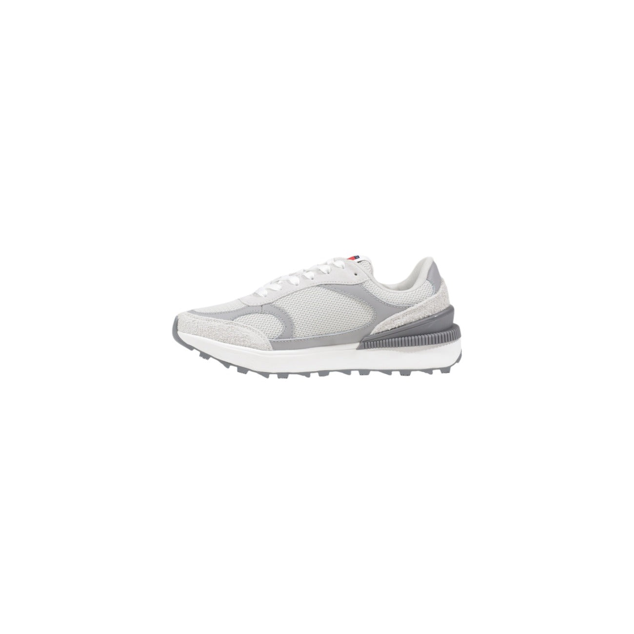 Sneakers Donna Tommy Hilfiger Jeans Grigie in Pelle
