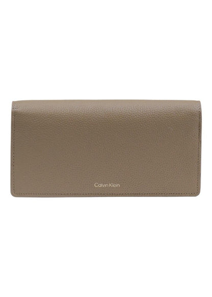 Portafogli Donna Calvin Klein Beige in Pelle