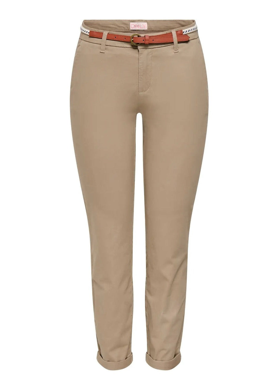Pantaloni Donna Only Marrone