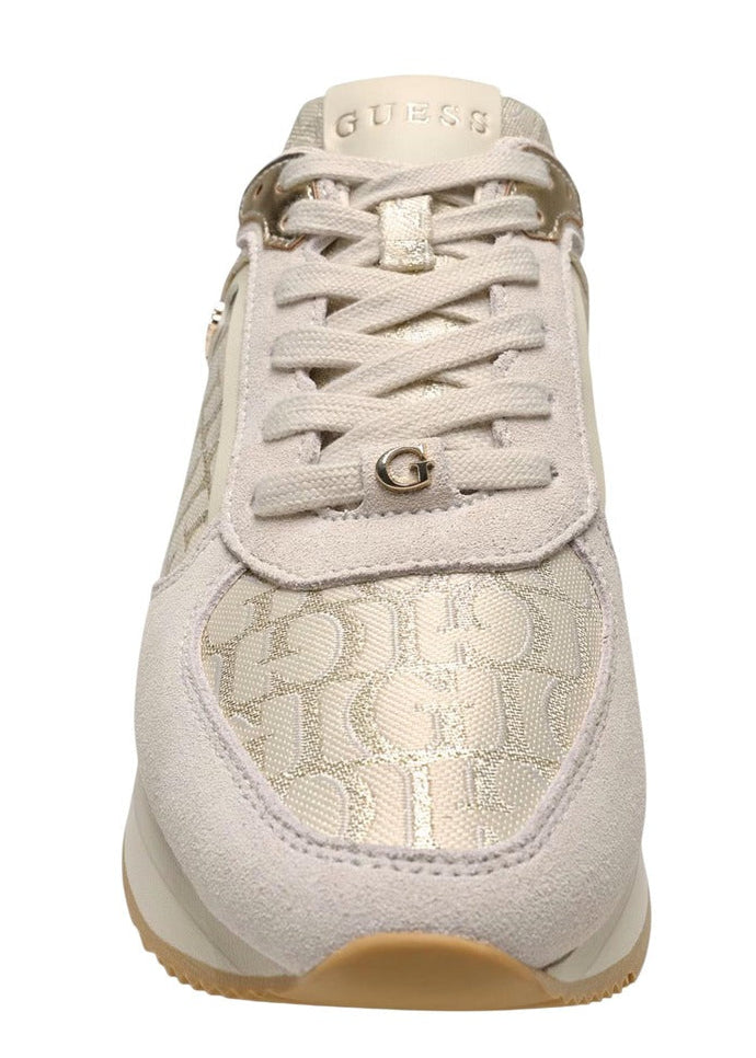 Sneakers Donna Guess Energy5 Beige con Plateau