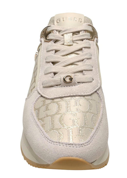 Sneakers Donna Guess Energy5 Beige con Plateau