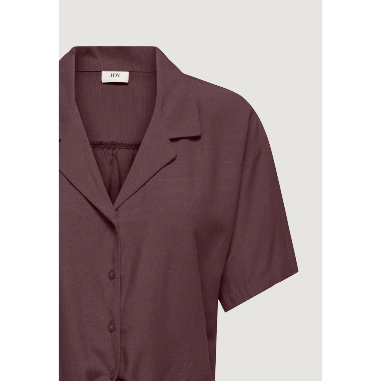 Camicia Donna Jacqueline De Yong Porpora con Scollo a V