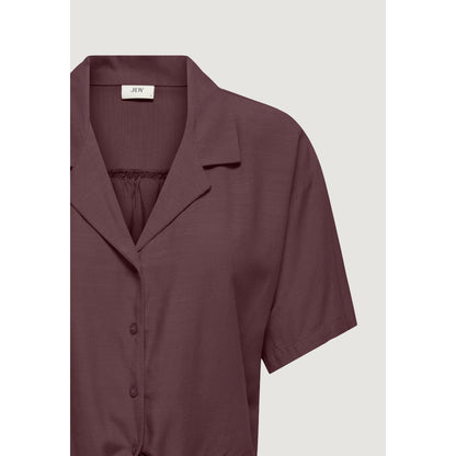 Camicia Donna Jacqueline De Yong Porpora con Scollo a V