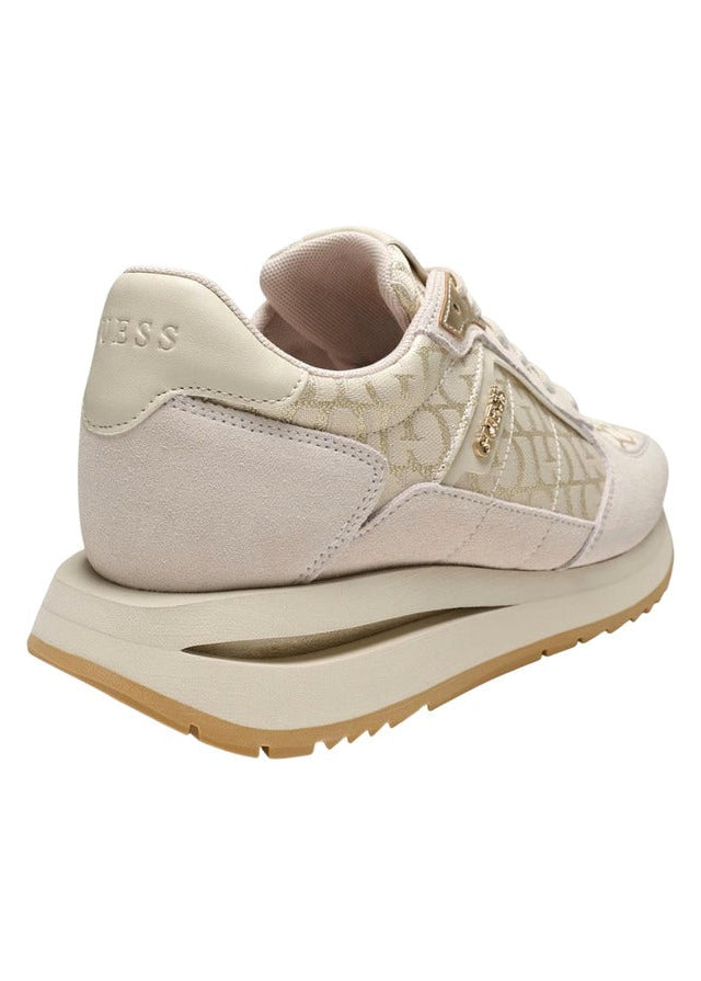 Sneakers Donna Guess Energy5 Beige con Plateau