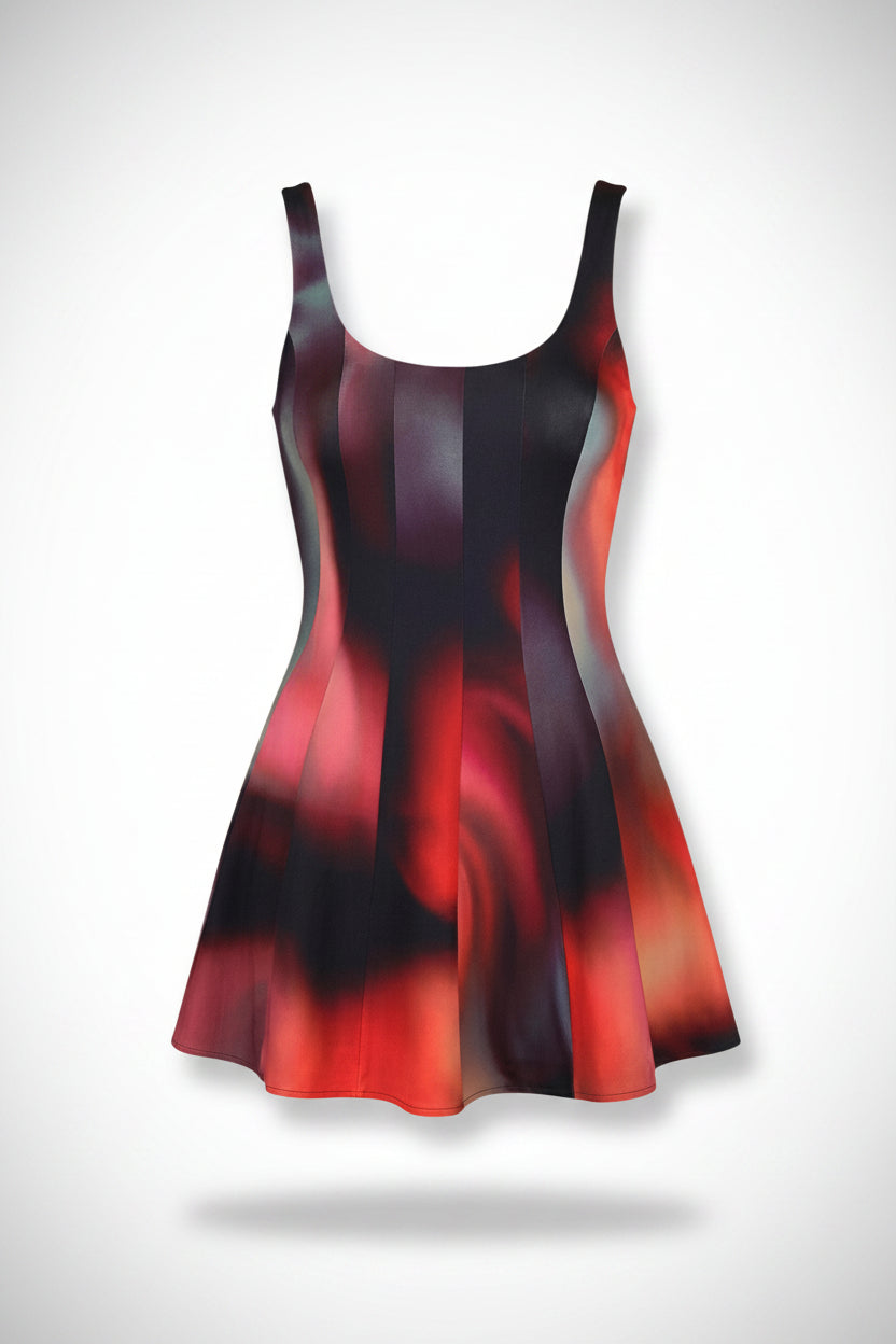 Abito Donna Desigual Smanicato Scollo Quadrato